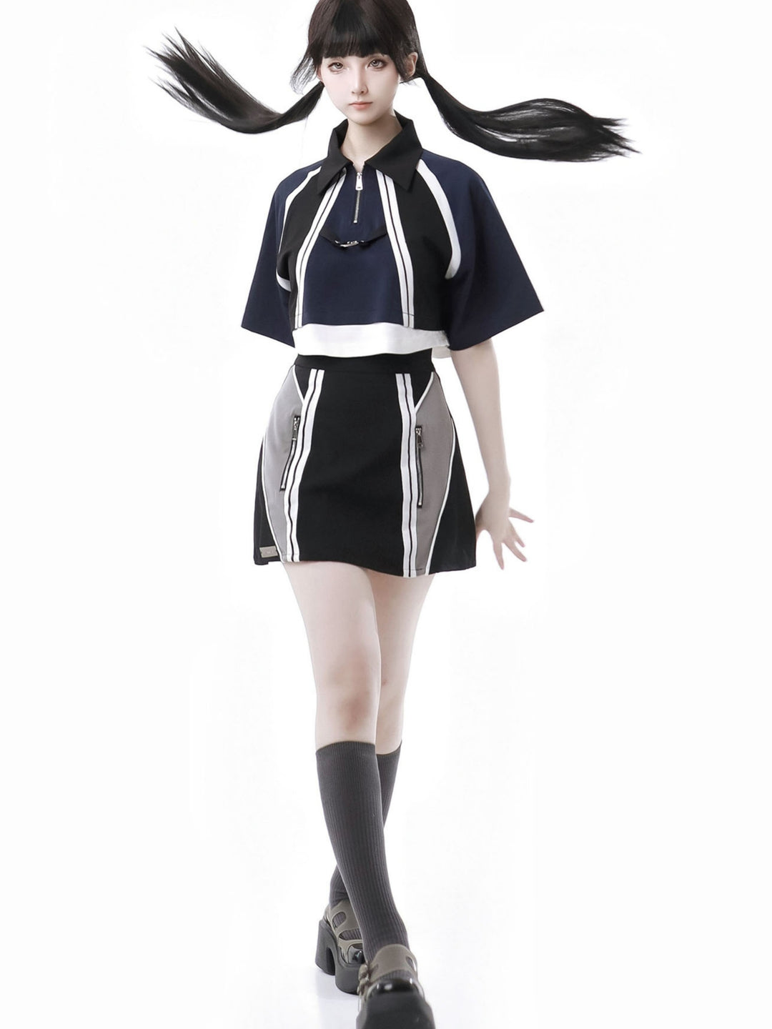 Japanese Style Futuristic Streetwear Shirt / Skirt / Shorts