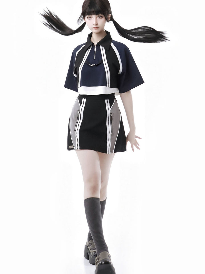 Japanese Style Futuristic Streetwear Shirt / Skirt / Shorts