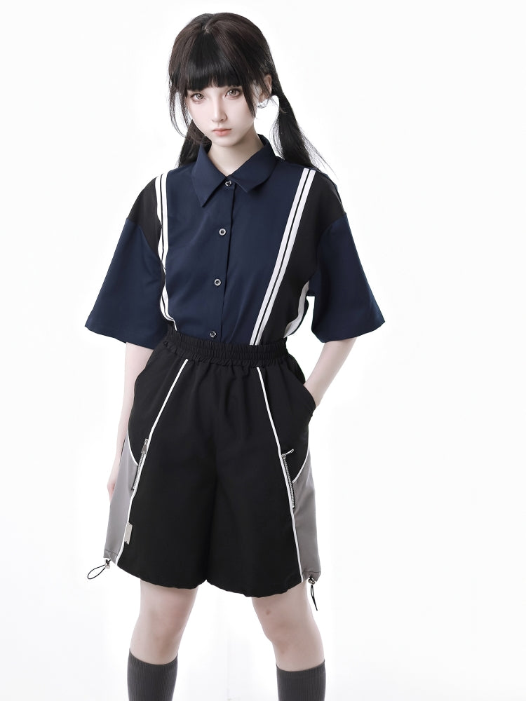 Japanese Style Futuristic Streetwear Shirt / Skirt / Shorts