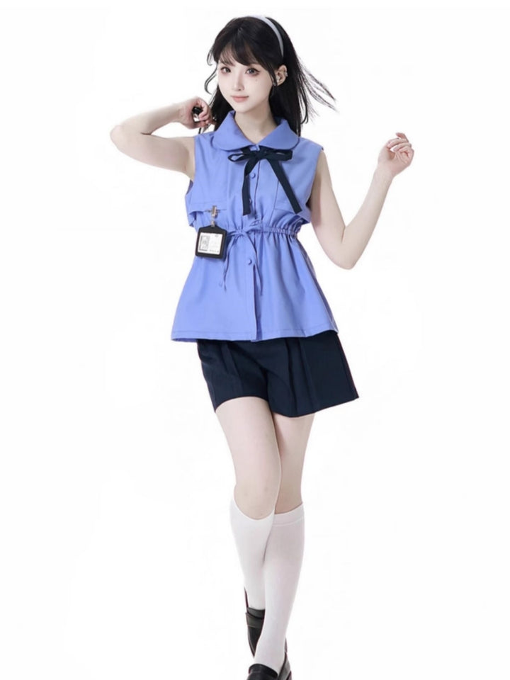 Preppy Schoolgirl Shirt / Skirt / Shorts