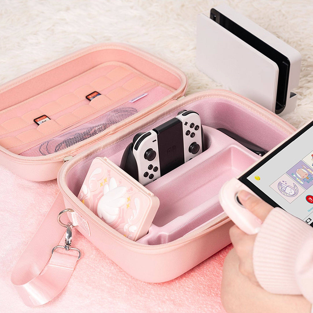 Pink Nintendo Switch Carrying Case