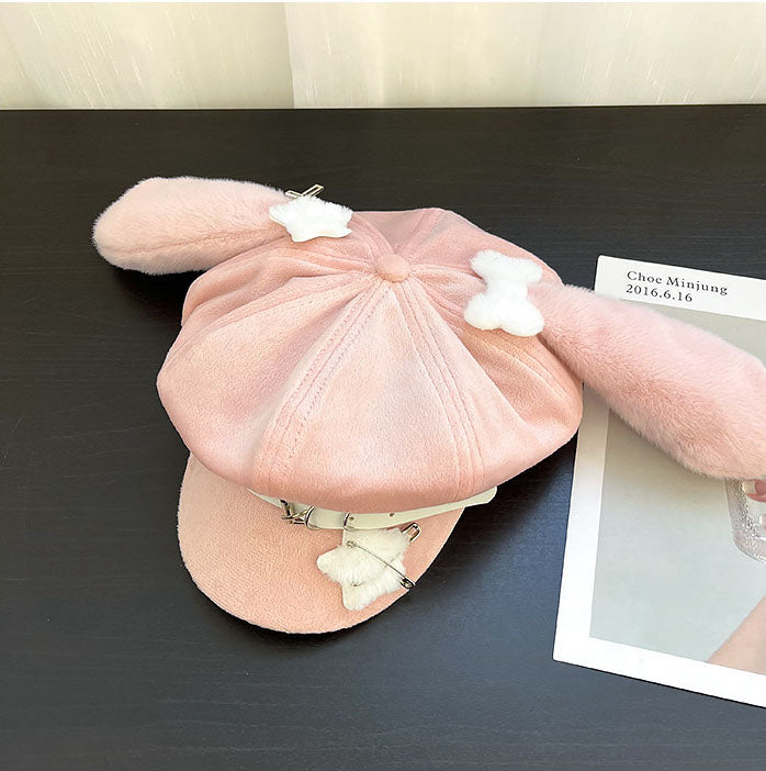 Cute Pink Anime Cat Ear Caps