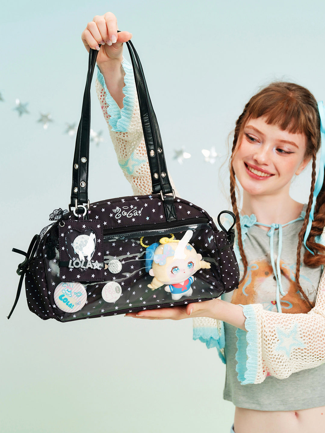 Transparent Ita Shoulder Bag