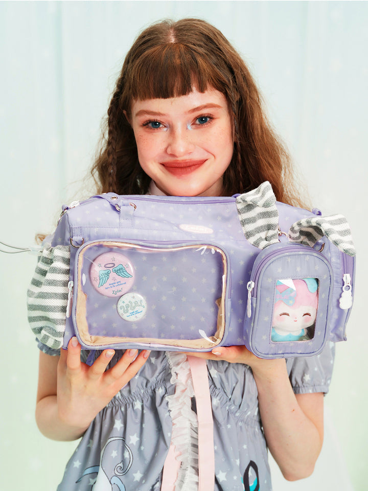 Star Clear Pocket Shoulder Bag