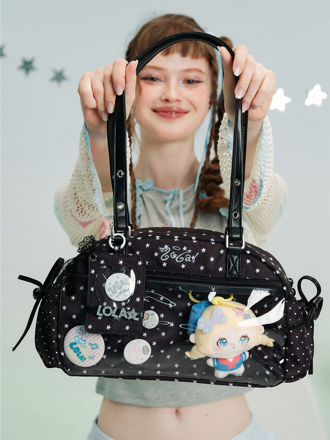 Transparent Ita Shoulder Bag