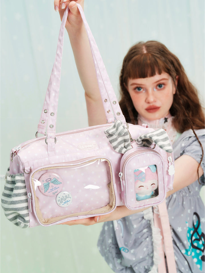 Star Clear Pocket Shoulder Bag
