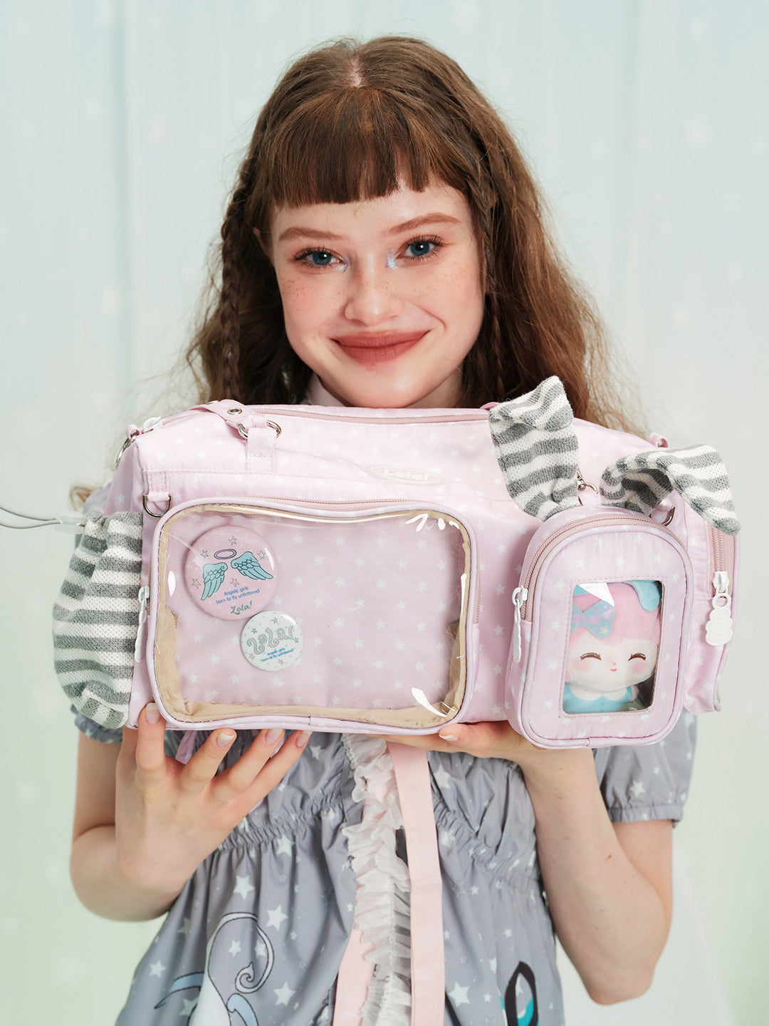 Star Clear Pocket Shoulder Bag