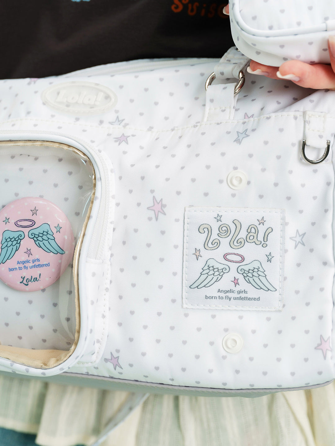 Star Clear Pocket Shoulder Bag