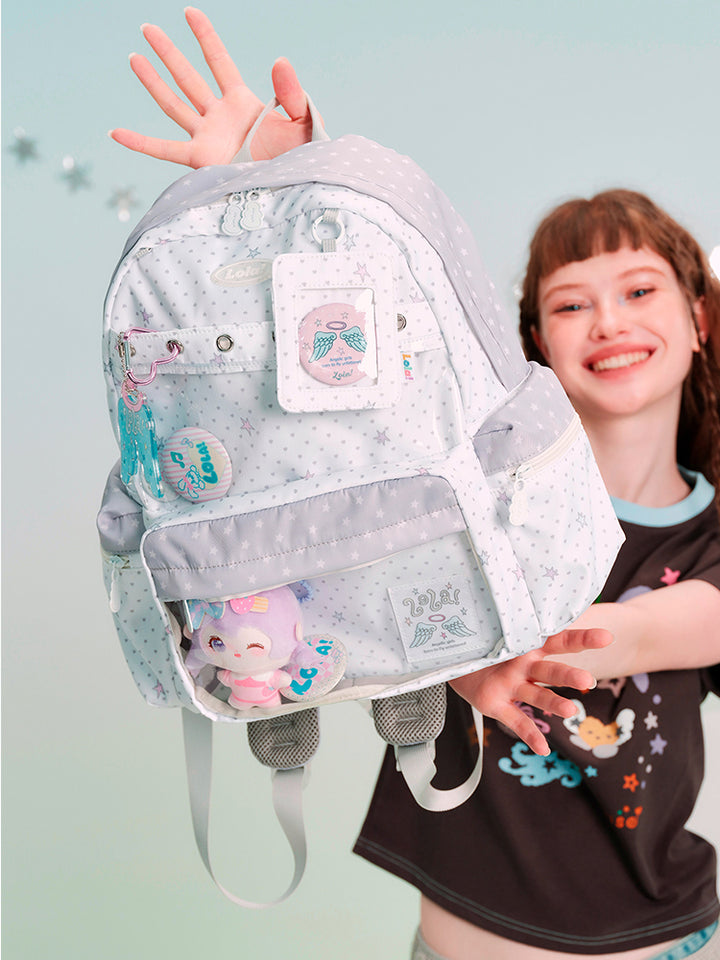 Star Clear Pocket Display Backpack
