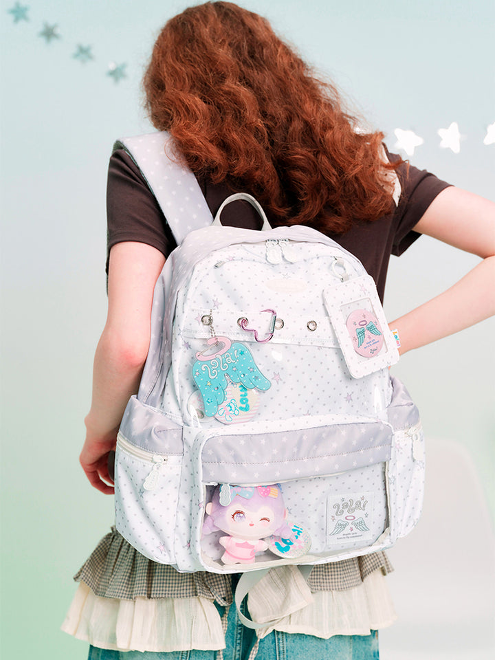 Star Clear Pocket Display Backpack