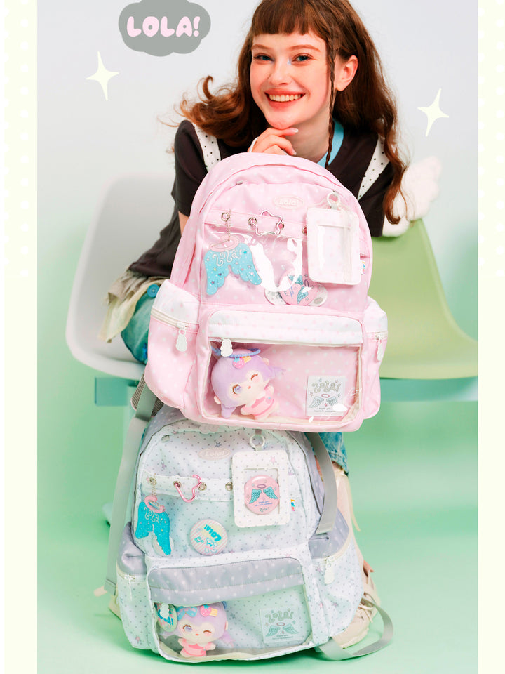 Star Clear Pocket Display Backpack