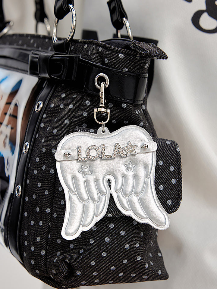 Y2K Angel Wing Ita Boston Shoulder Bag