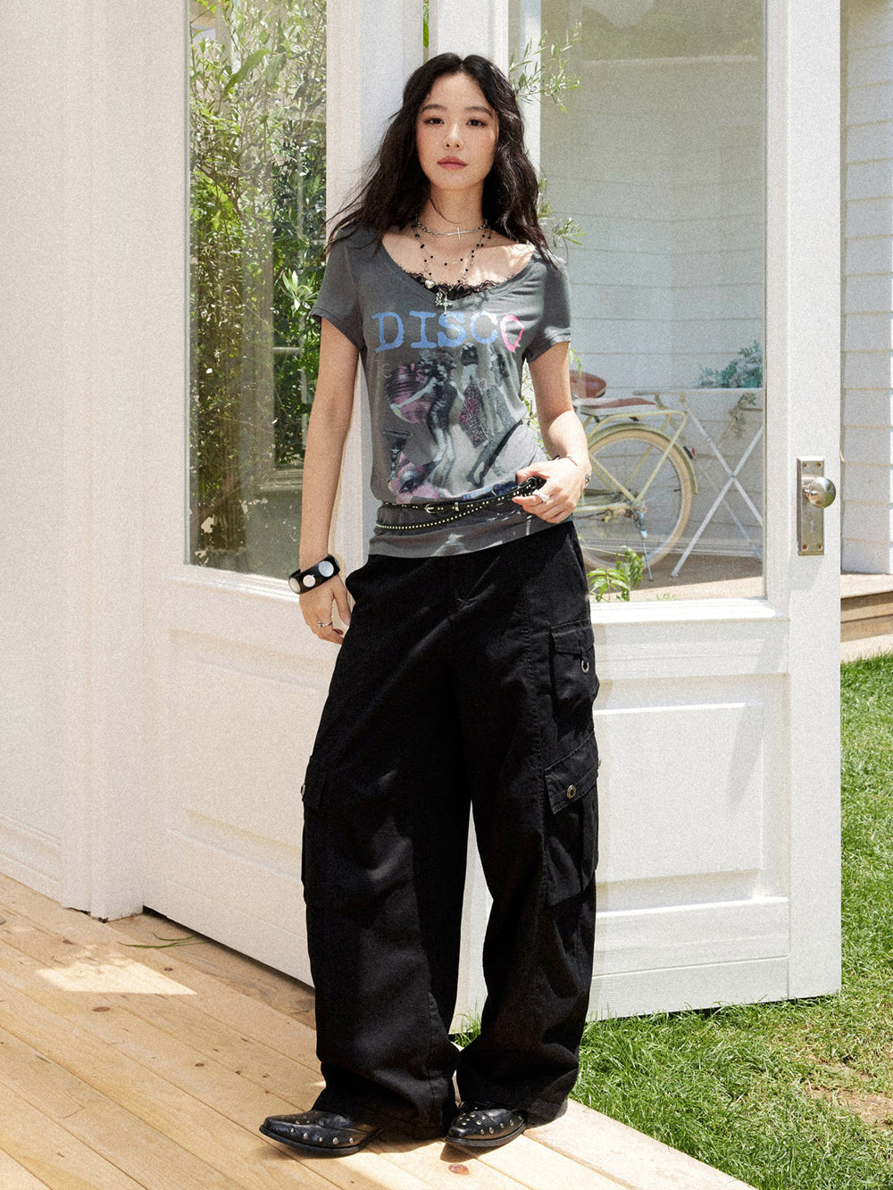 Streetwear Cargo Parachute Pants