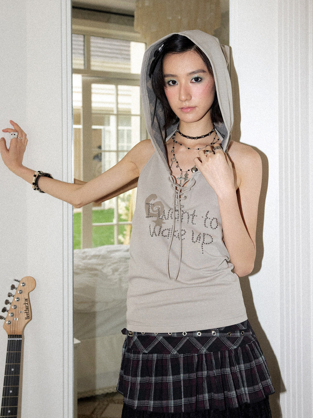 Manga Graphic Wide Leg Pants