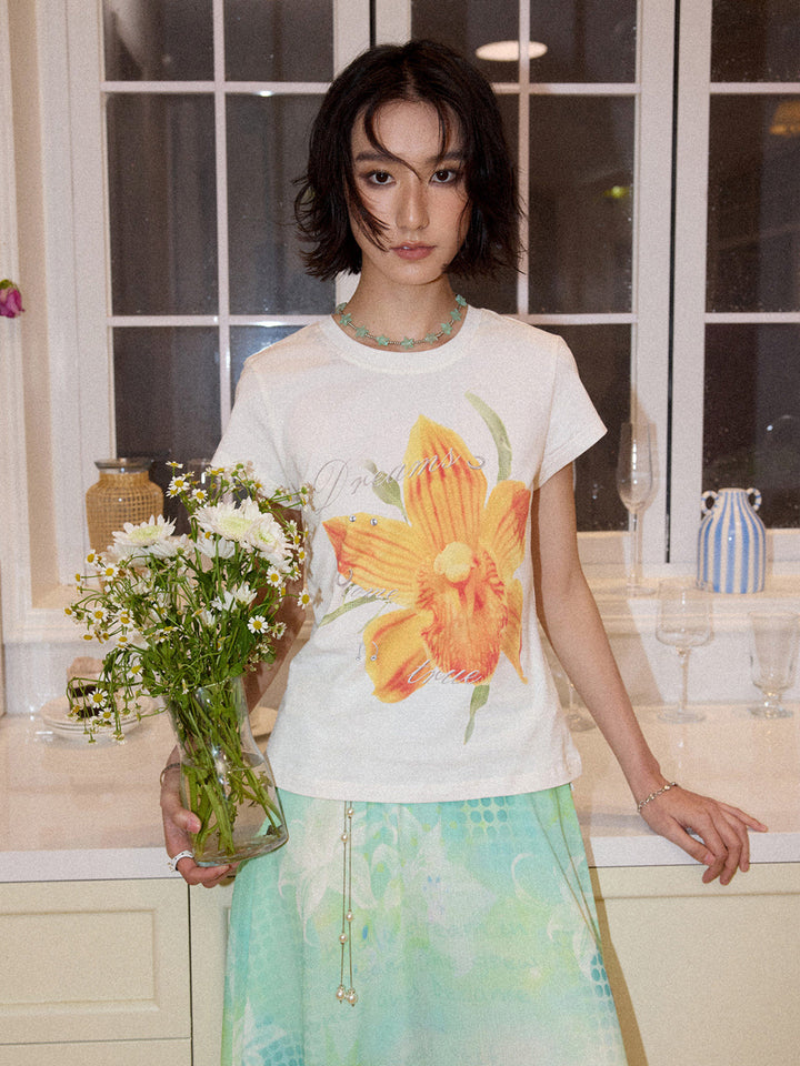 Orchid Graphic T-Shirt