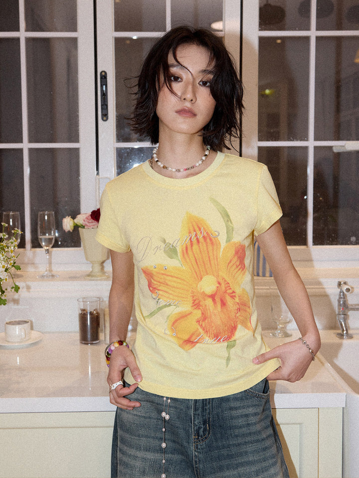 Orchid Graphic T-Shirt