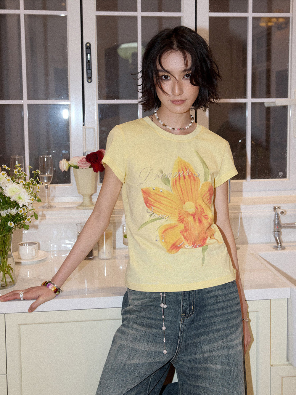 Orchid Graphic T-Shirt