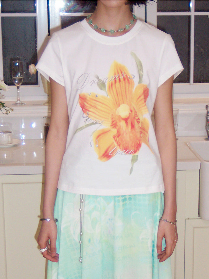 Orchid Graphic T-Shirt