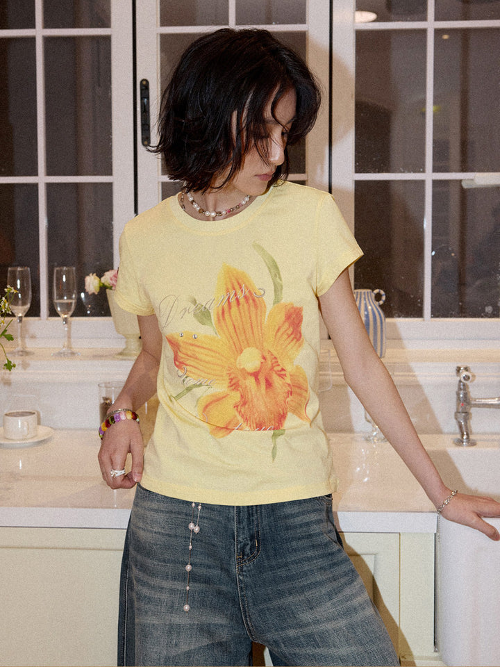 Orchid Graphic T-Shirt