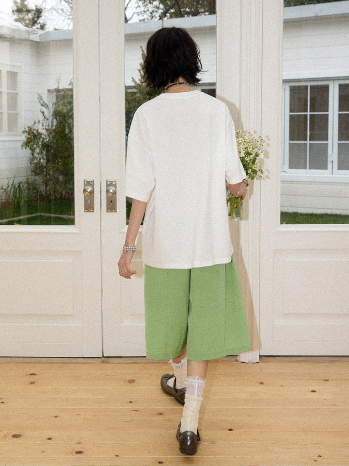 Floral Ribcage Graphic Oversized T-Shirt
