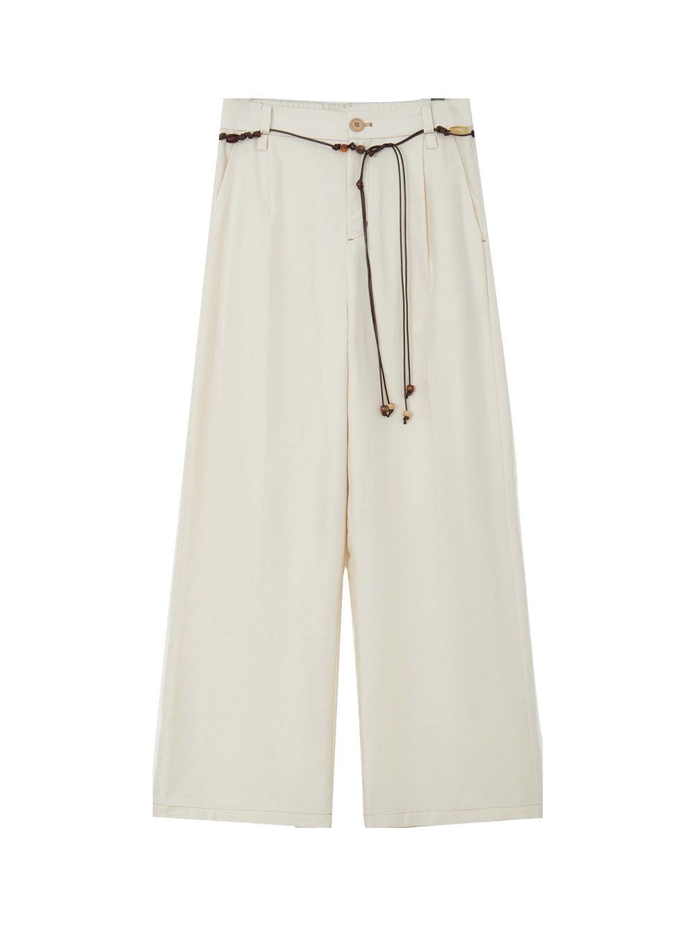 Lyocell Cotton Linen Wide Leg Pants