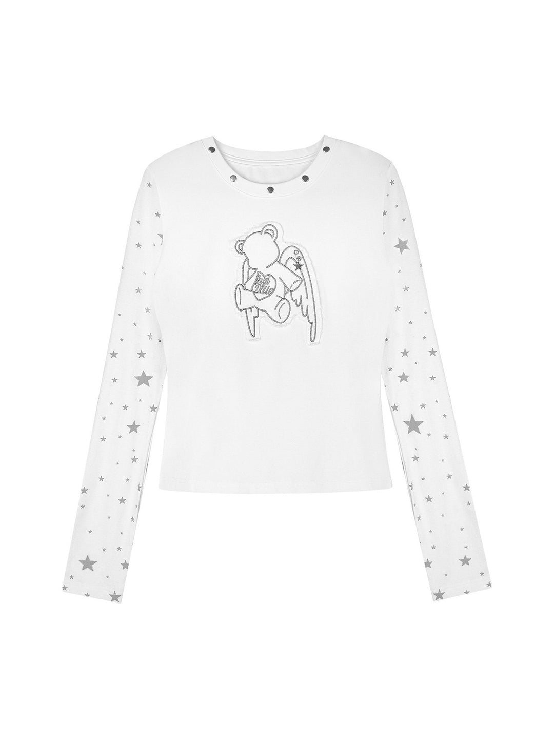 Winged Teddy Long Sleeve Top