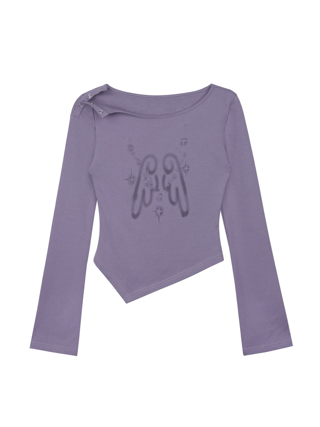 Faded Wing Off-Shoulder Top