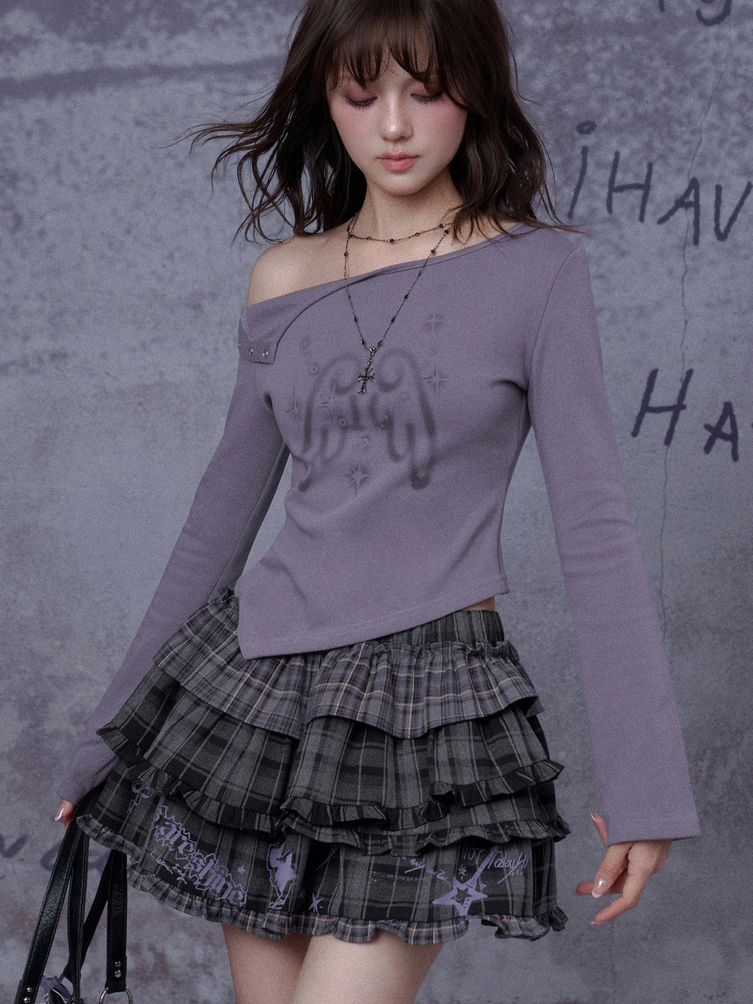 Faded Wing Off-Shoulder Top