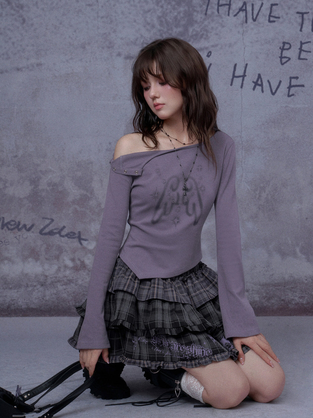Faded Wing Off-Shoulder Top