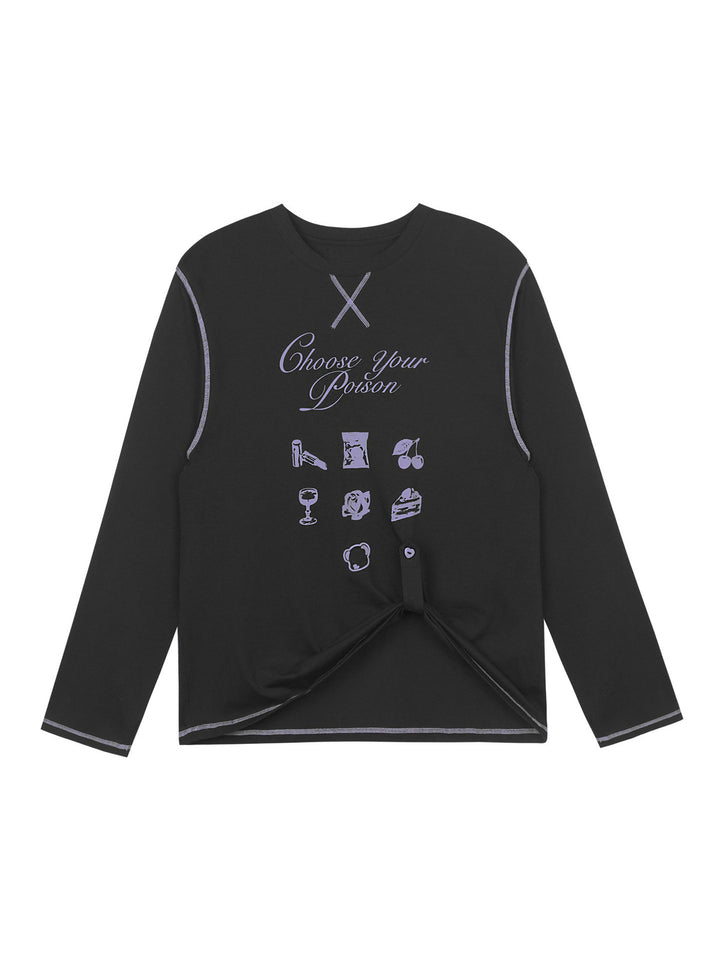 Choose Your Poison Graphic Sweatshirt