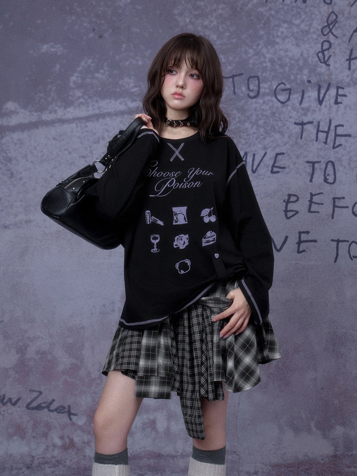 Choose Your Poison Graphic Sweatshirt