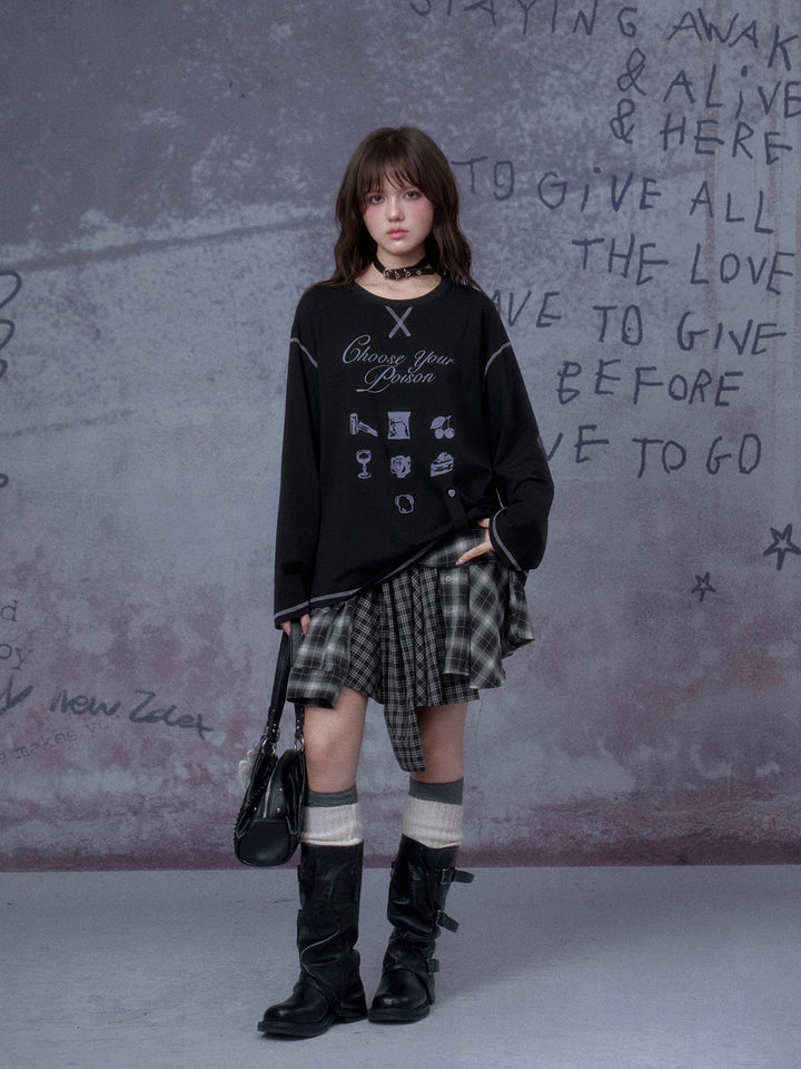 Choose Your Poison Graphic Sweatshirt
