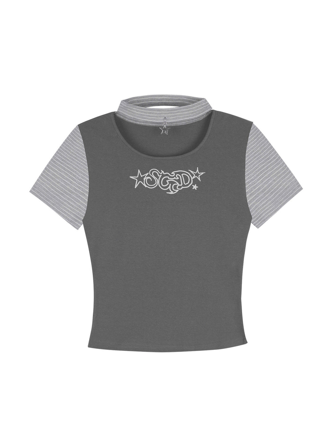 Star Choker Graphic Raglan T-Shirt