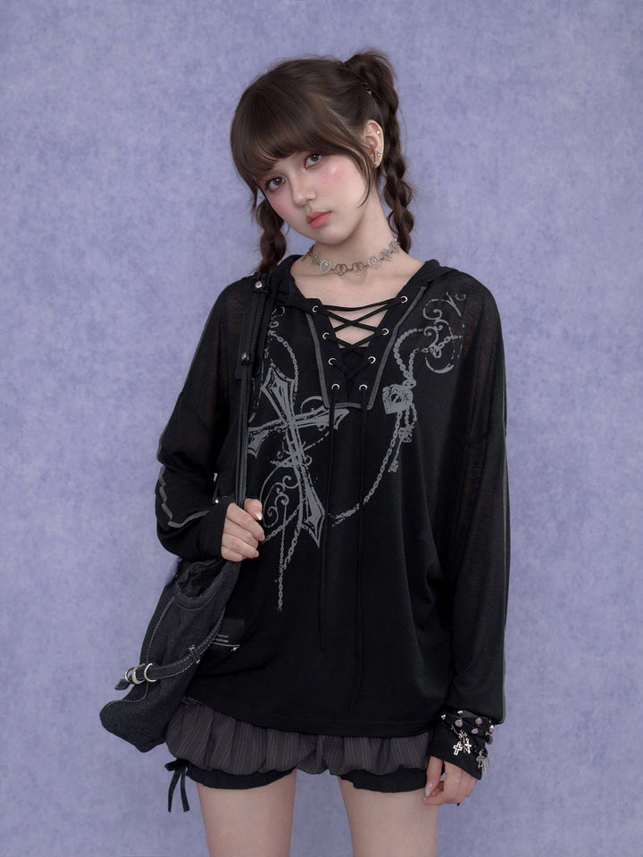 Coquette Pinstripe Ruffle Skort