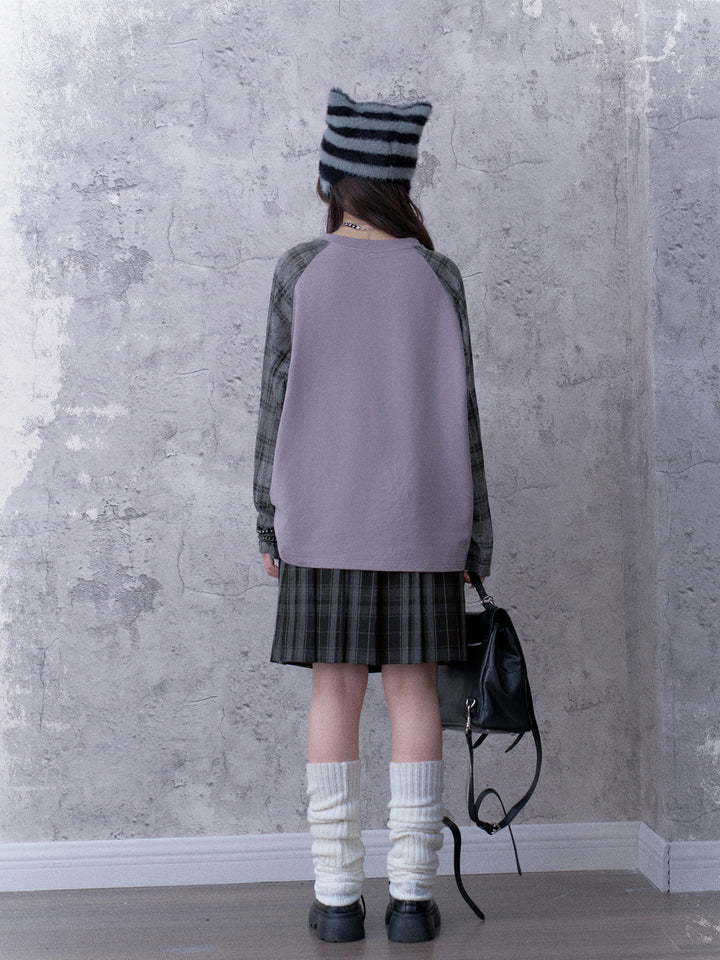 Y2K Ruched Raglan Top