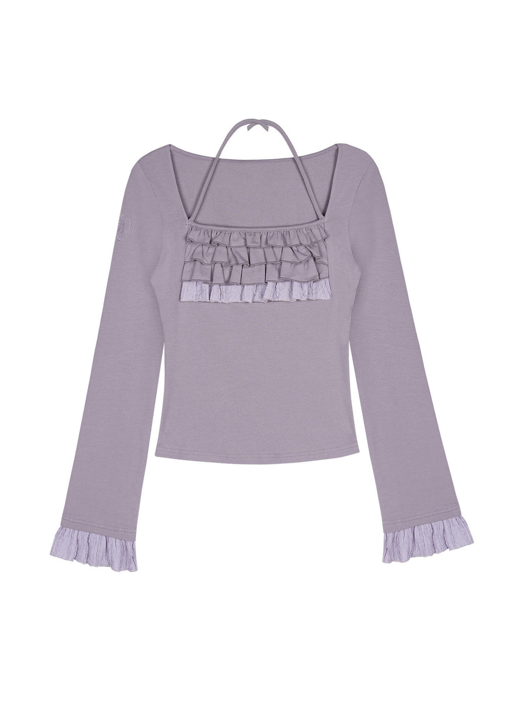 Coquette Ruffle Square Neck Top