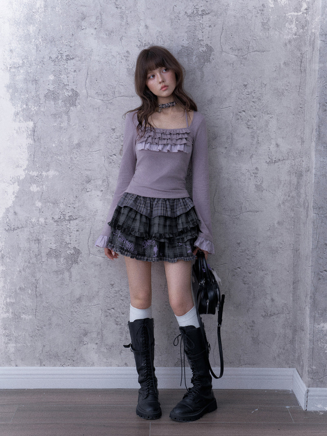 Coquette Ruffle Square Neck Top