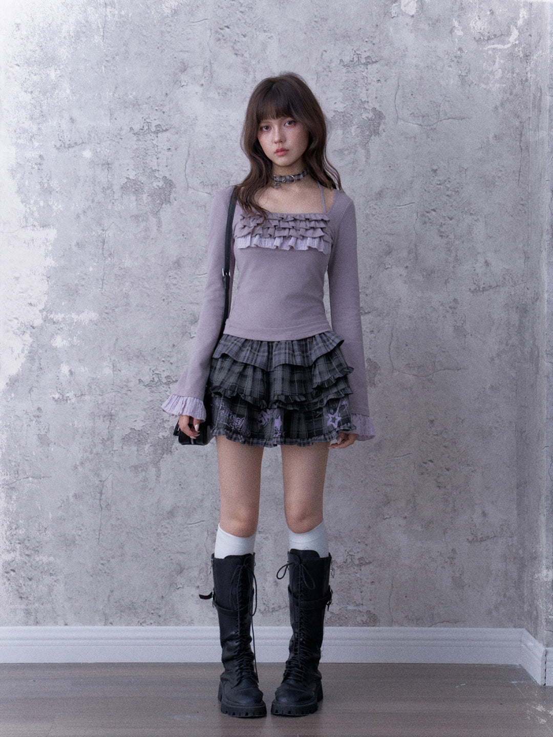 Coquette Ruffle Square Neck Top