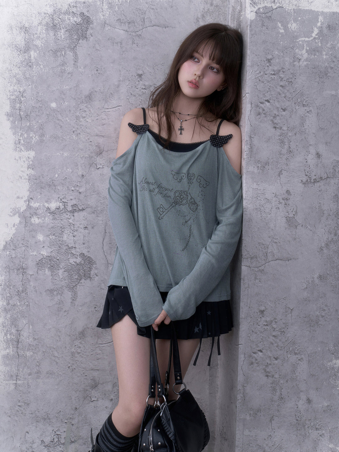 Acubi Winged Key Layered Top