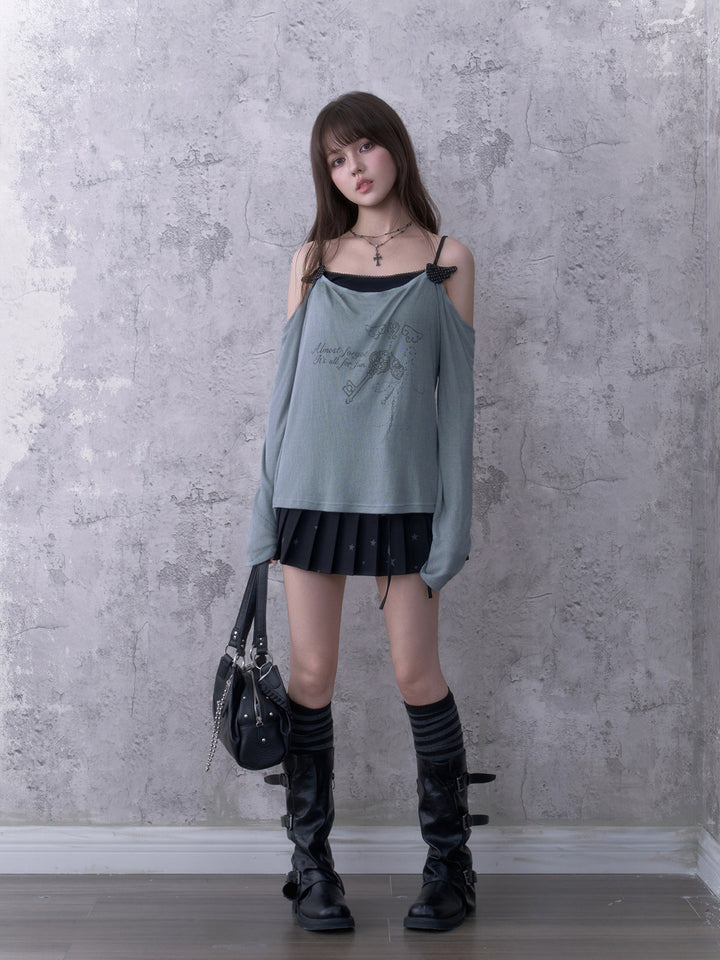 Acubi Winged Key Layered Top