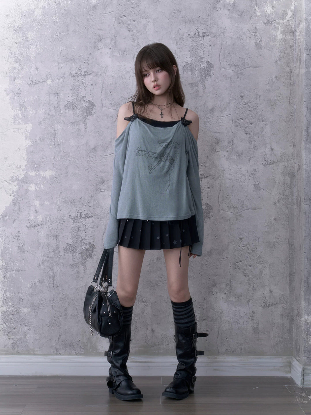 Acubi Winged Key Layered Top