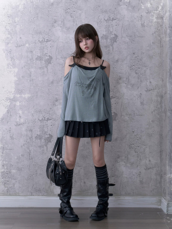 Acubi Winged Key Layered Top