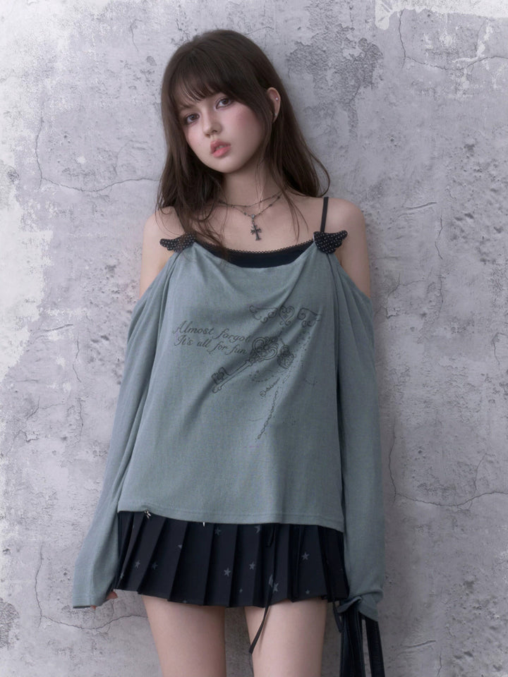 Acubi Winged Key Layered Top