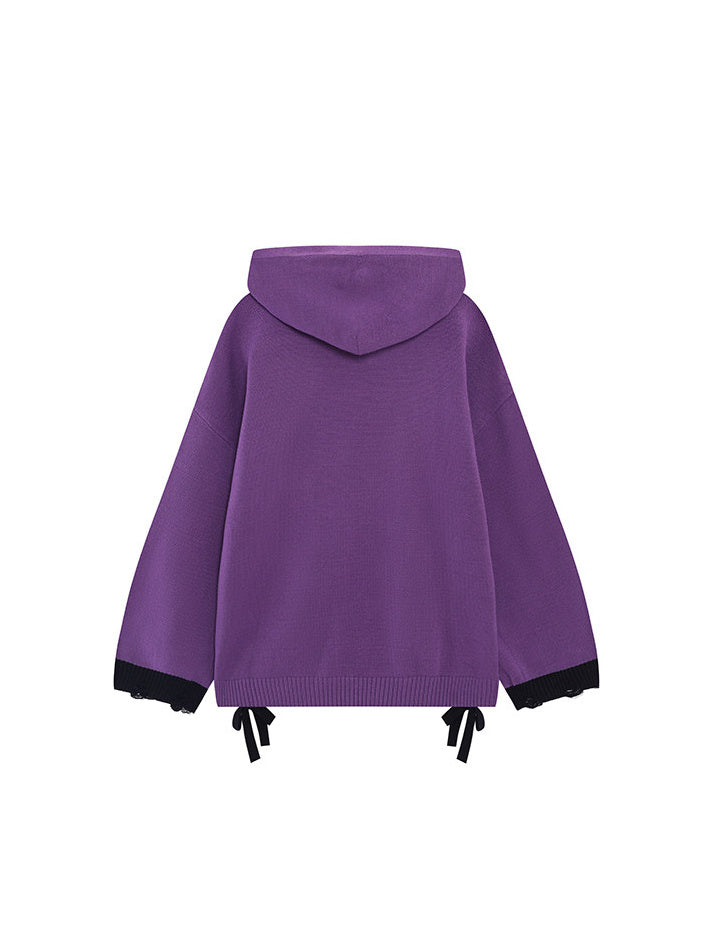 Gothic Ghost Graphic Oversized Sweater