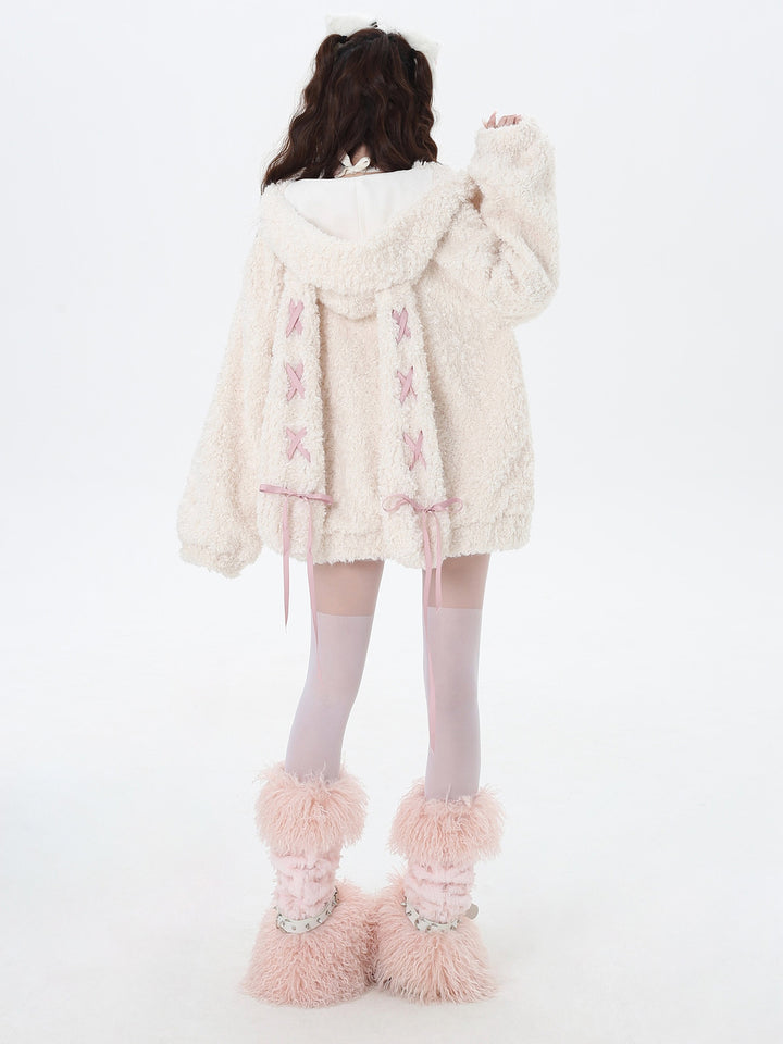 Kawaii Bunny Ear Plush Jacket
