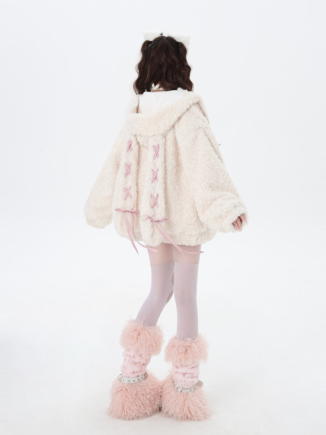 Kawaii Bunny Ear Plush Jacket