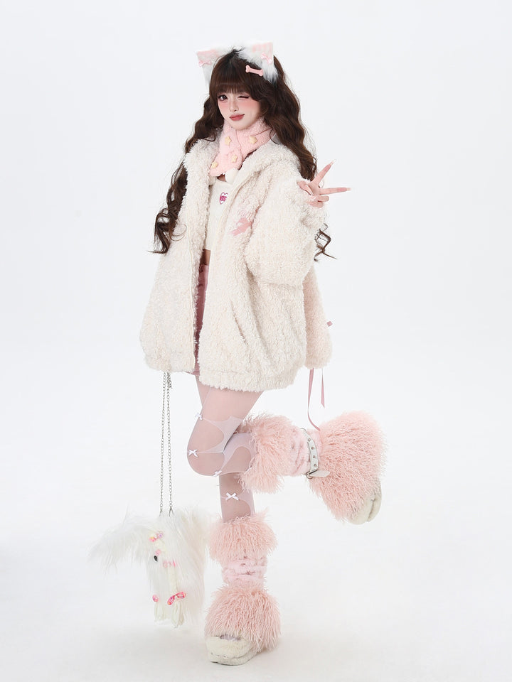 Kawaii Bunny Ear Plush Jacket