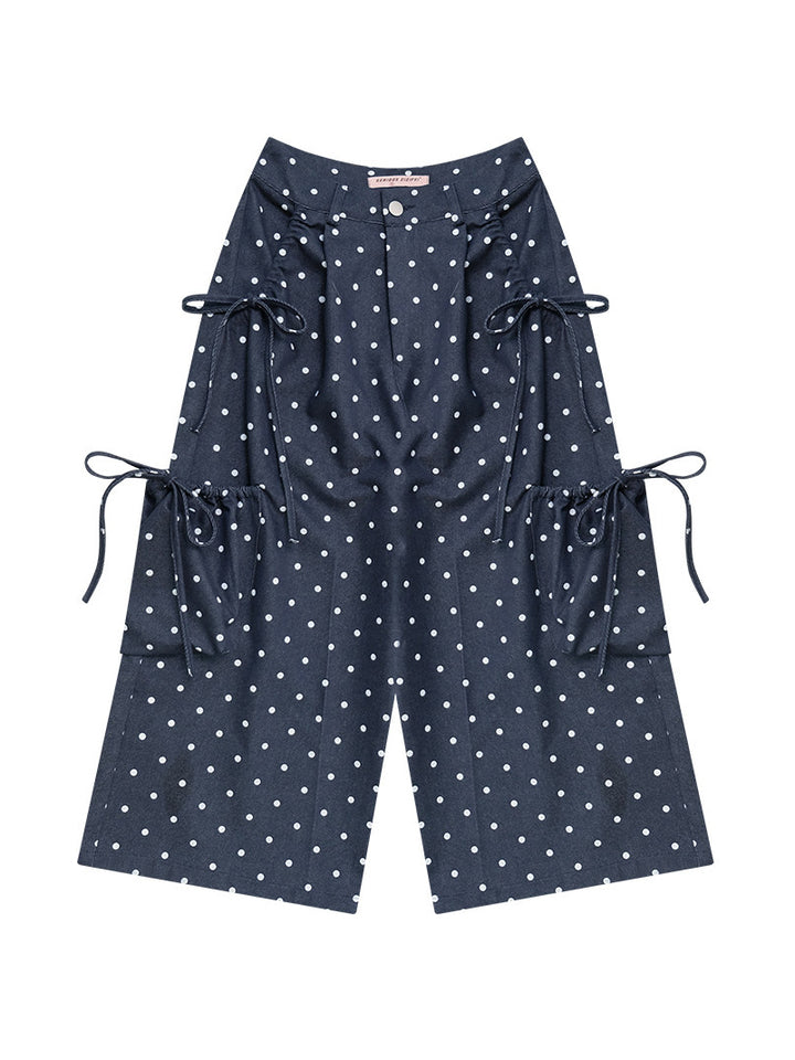 Retro Polka Dot Cargo Culottes