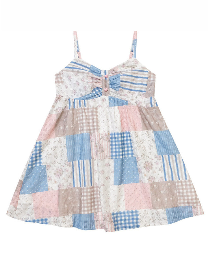 Romantic Patchwork Babydoll Cami Top