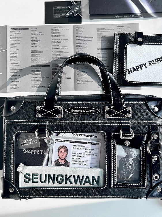 Suitcase Style Ita Bag with Detachable Display Pouch